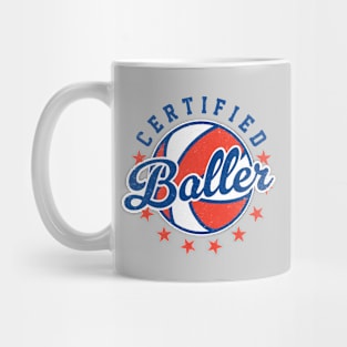 Certified Baller - Old School Basketball Mug